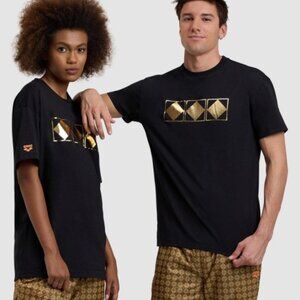 Arena 50th Anniversary Golf Foil T-Shirt Black XS